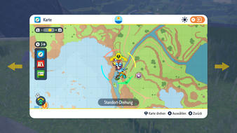 Fundort der grünen Pfähle in Pokémon Karmesin und Purpur