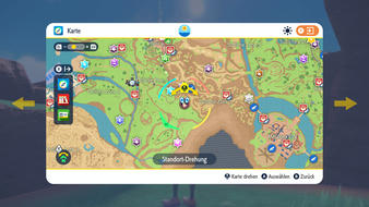 Fundort der rosanen Pfähle in Pokémon Karmesin und Purpur