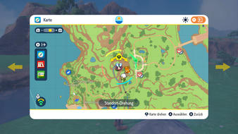 Fundort der rosanen Pfähle in Pokémon Karmesin und Purpur