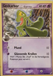 EX Crystal Guardians 68/100 Geckarbor δ