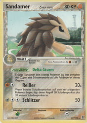 EX Delta Species 27/113 Sandamer δ