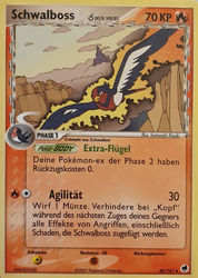 EX Dragon Frontiers 40/101 Schwalboss δ