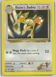 Gym Challenge 32/132 Blaine's Dodrio