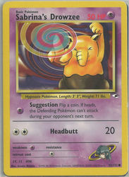 Gym Heroes 92/132 Sabrina's Drowzee