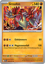 Erhabene Helden 108/217 Groudon