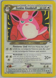 Neo Destiny 40/105 Dunkles Knuddeluff