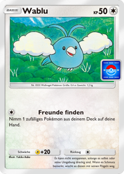 Pokémon-Sammelkartenspiel-Pocket 017/P-B Wablu