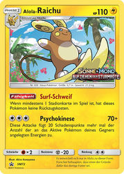 SM Black Star Promos SM72 Alola-Raichu