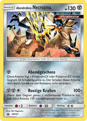 SM Black Star Promos SM107 Abendmähne-Necrozma