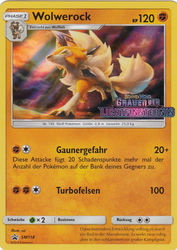 SM Black Star Promos SM118 Wolwerock