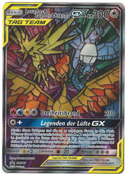 SM Black Star Promos SM210 Lavados, Zapdos & Arktos TAG TEAM GX
