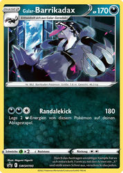 SWSH Black Star Promos SWSH193 Galar-Barrikadax