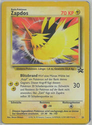 Wizard Black Star Promos 23 Zapdos