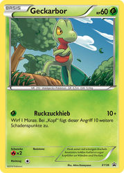 XY Black Star Promos XY36 Geckarbor
