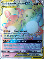 Bund der Gleichgesinnten 241/236 Raichu & Alola-Raichu TAG TEAM GX