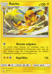 Kräfte im Einklang 55/214 Raichu