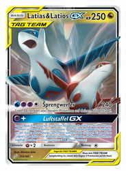 Teams sind Trumpf 113/181 Latias & Latios TAG TEAM GX