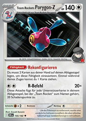 Ewige Rivalen 155/182 Team Rockets Porygon-Z