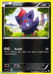 Schwarz & Weiß 070/114 Zorua
