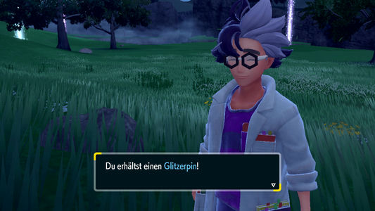 Glitzerpin erhalten in Pokémon Karmesin und Purpur
