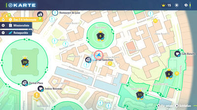 Screenshot von Nebenmissionen