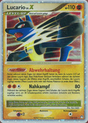 Geheimnisvolle Schätze 122/123 Lucario Lv.X