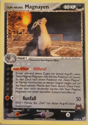 EX Team Magma vs. Team Aqua 37/95 Team Magmas Magnayen