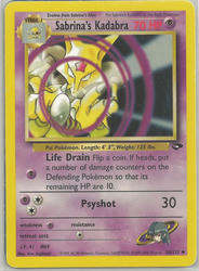 Gym Challenge 58/132 Sabrina's Kadabra