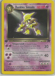 Team Rocket 18/82 Dunkles Simsala