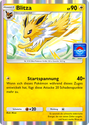 Pokémon-Sammelkartenspiel-Pocket 086/P-A Blitza