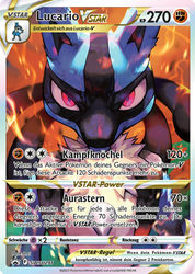 SWSH Black Star Promos SWSH291 Lucario VSTAR