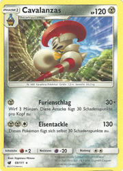 Aufziehen der Sturmröte 69/111 Cavalanzas