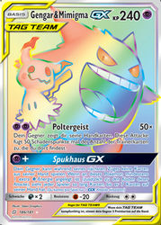 Teams sind Trumpf 186/181 Gengar & Mimigma TAG TEAM GX
