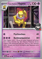 Ewige Rivalen 080/182 Team Rockets Hypno