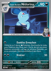 Ewige Rivalen 115/182 Team Rockets Nidorina
