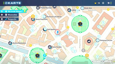 Fundort einer Bunten Schraube in Rouge-Bezirk 3