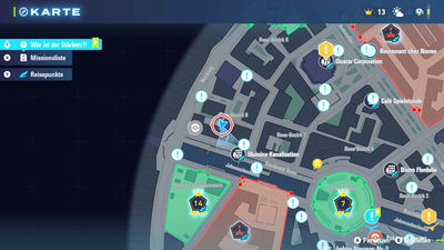 Fundort einer Bunten Schraube in Rose-Bezirk 8