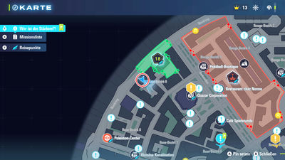 Fundort einer Bunten Schraube in Rose-Bezirk 9