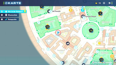 Fundort einer Bunten Schraube in Cyan-Bezirk 6