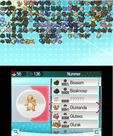 Screenshot Pokémon Bank