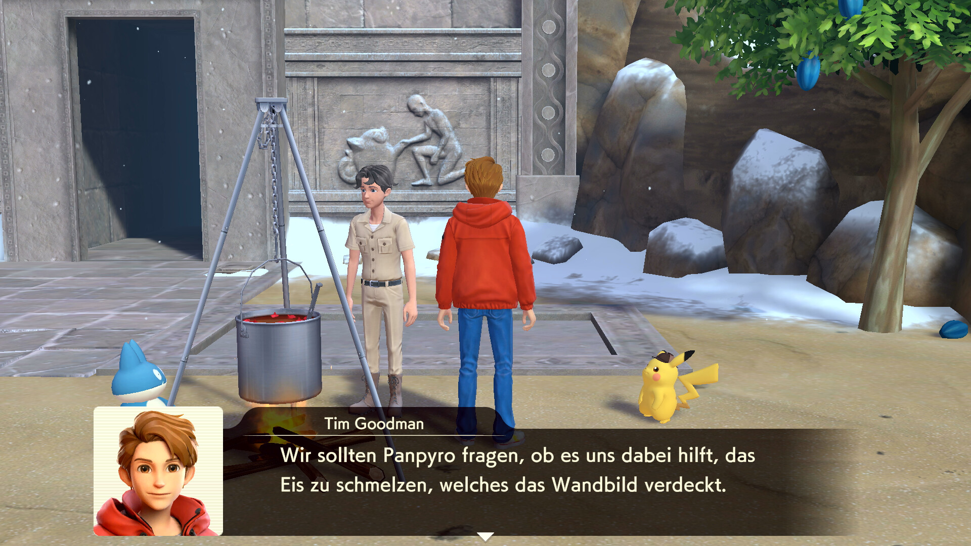 Screenshot zur Bisafans-Komplettlösung für Meisterdetektiv Pikachu kehrt zurück Screenshot zur Bisafans-Komplettlösung für Meisterdetektiv Pikachu kehrt zurück