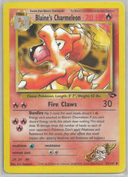 Gym Challenge 31/132 Blaine's Charmeleon