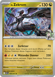 Erhabene Helden 155/217 Ns Zekrom