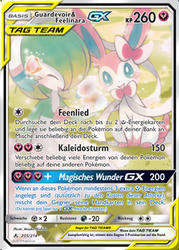 Kräfte im Einklang 205/214 Guardevoir & Feelinara TAG TEAM GX