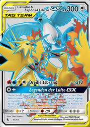 Verborgenes Schicksal 66/68 Lavados, Zapdos & Arktos TAG TEAM GX