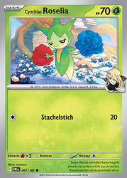 Ewige Rivalen 007/182 Cynthias Roselia