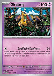 Maskerade im Zwielicht 083/167 Girafarig