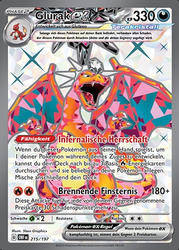 Obsidianflammen 215/197 Glurak ex