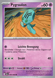 Schwarze Blitze 040/086 Pygraulon