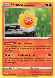 Schaurige Herrschaft 022/198 Formeo Sonnenform